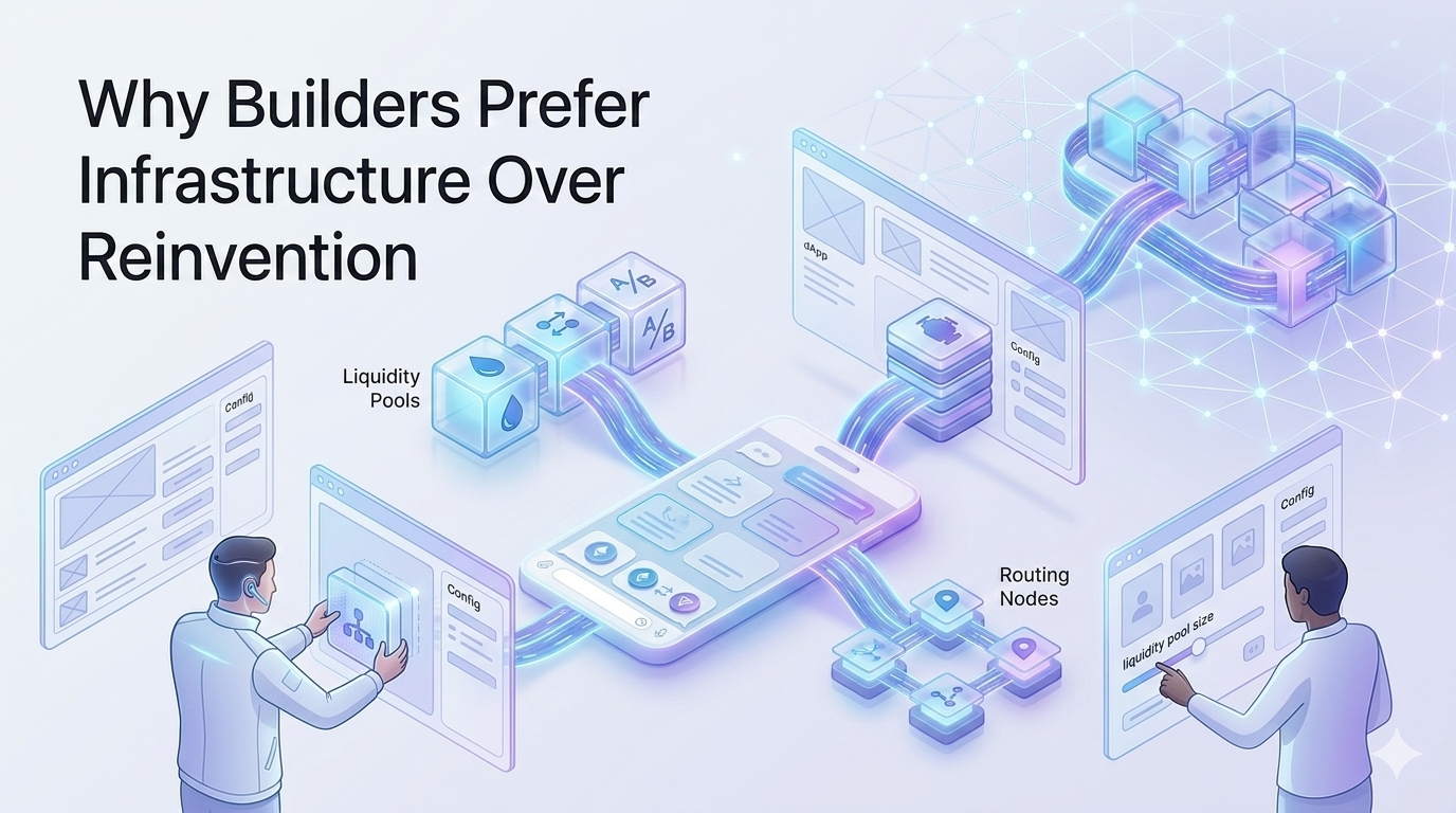 Why Smart Builders Choose Infrastructure Instead of Reinventing the Wheel