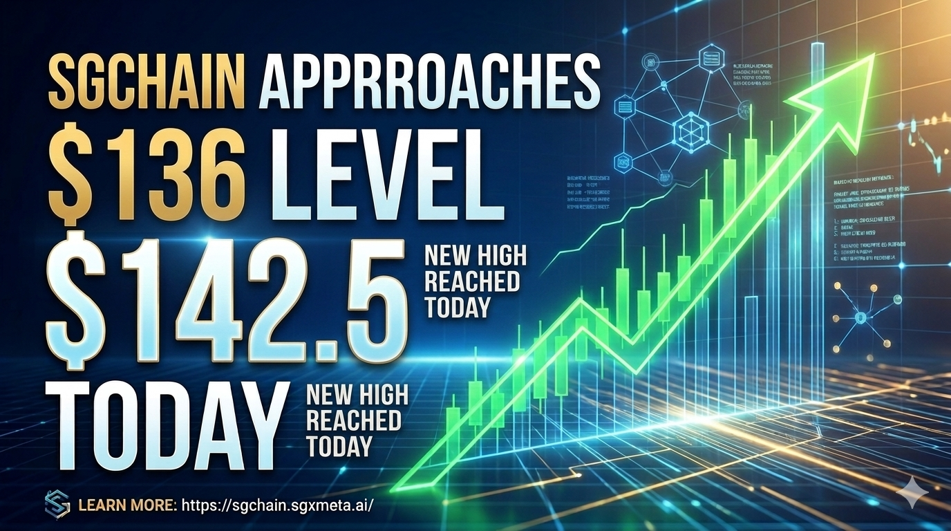 SGChain Market Update: SGC Approaches the $136 Level