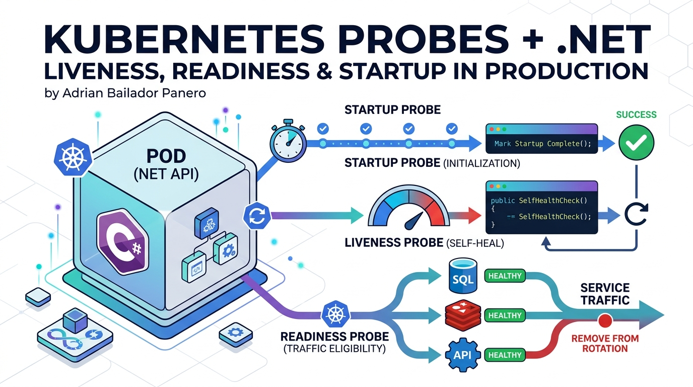 Kubernetes Probes + .NET: Liveness, Readiness and Startup in Production
