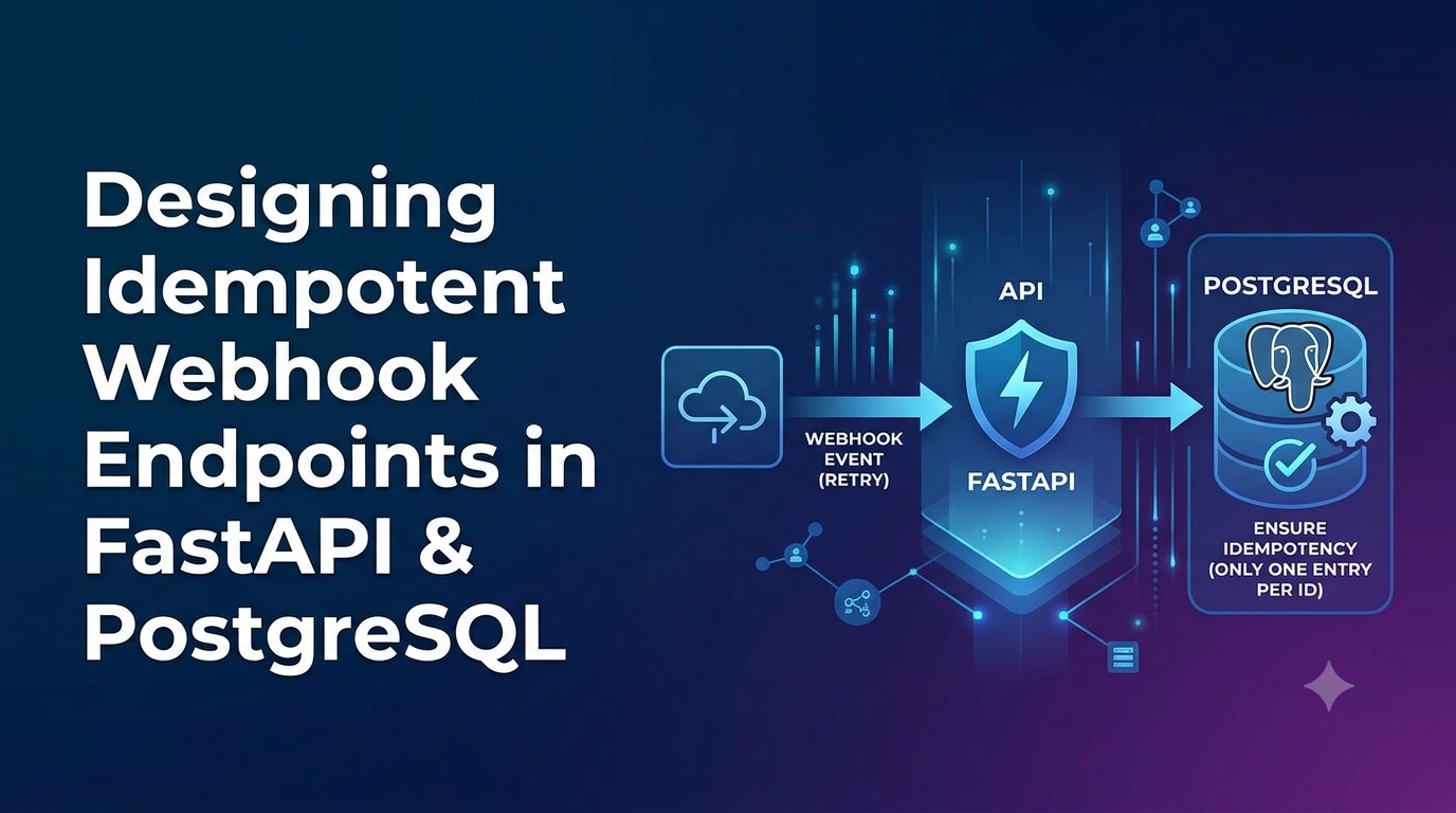 Designing Idempotent Webhook Endpoints in FastAPI and PostgreSQL