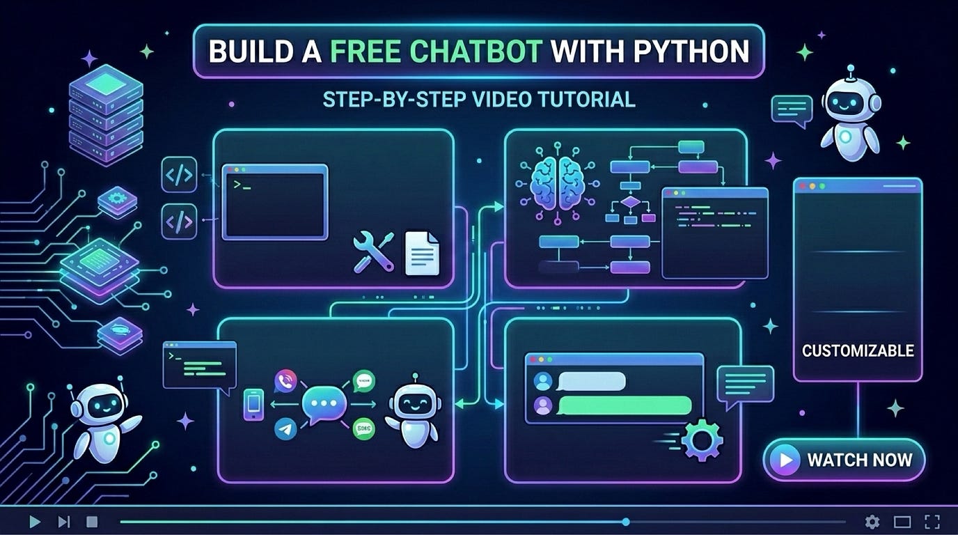 I Built a Python ChatBot For FREE — No OpenAi Bills