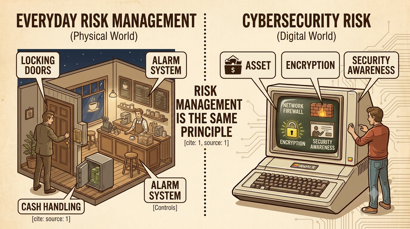 Understanding Cybersecurity Risk Through Everyday Examples