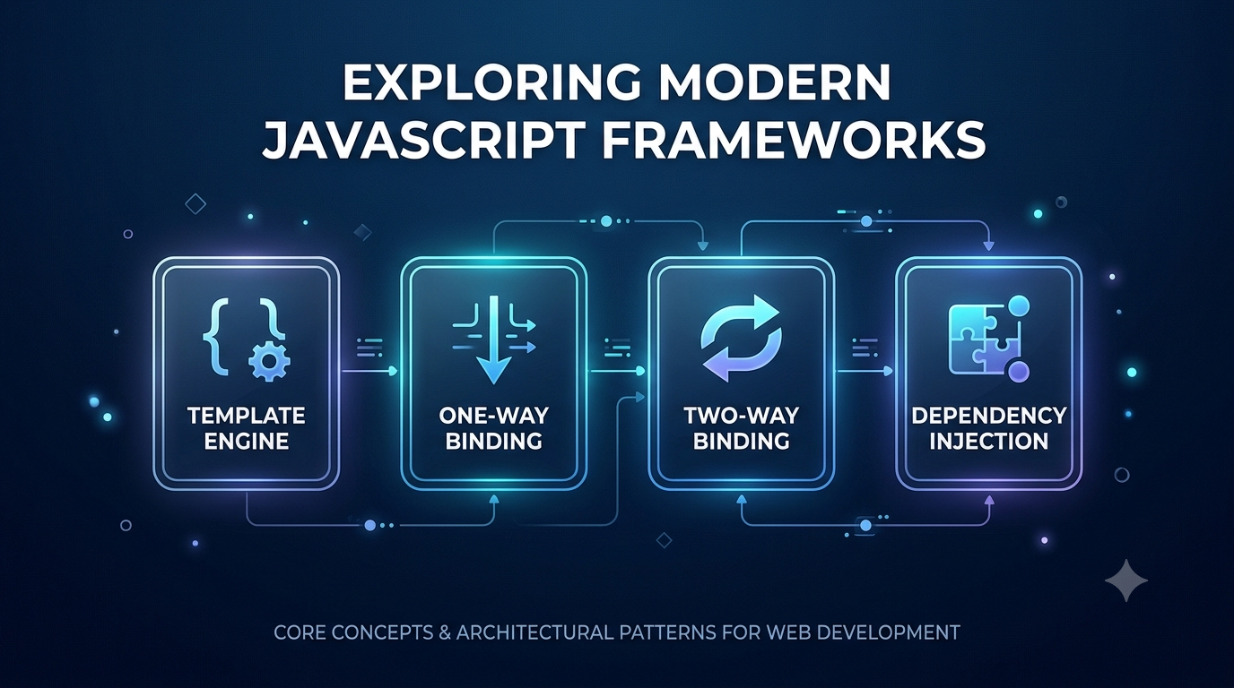 Fondasi Framework JavaScript Modern: Dari Template Engine hingga Dependency Injection