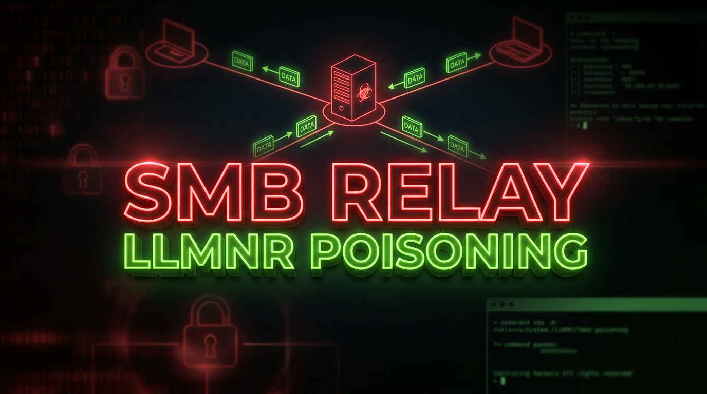 How to do LLMNR Poisoning and SMB Relay Attack.