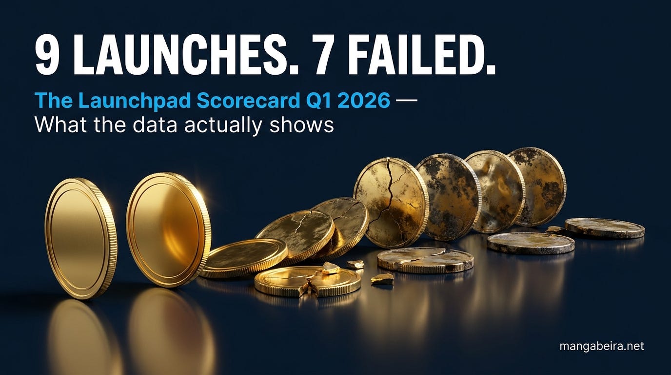 The Launchpad Scorecard Q1 2026: Which Token Launches Actually Held Their Value