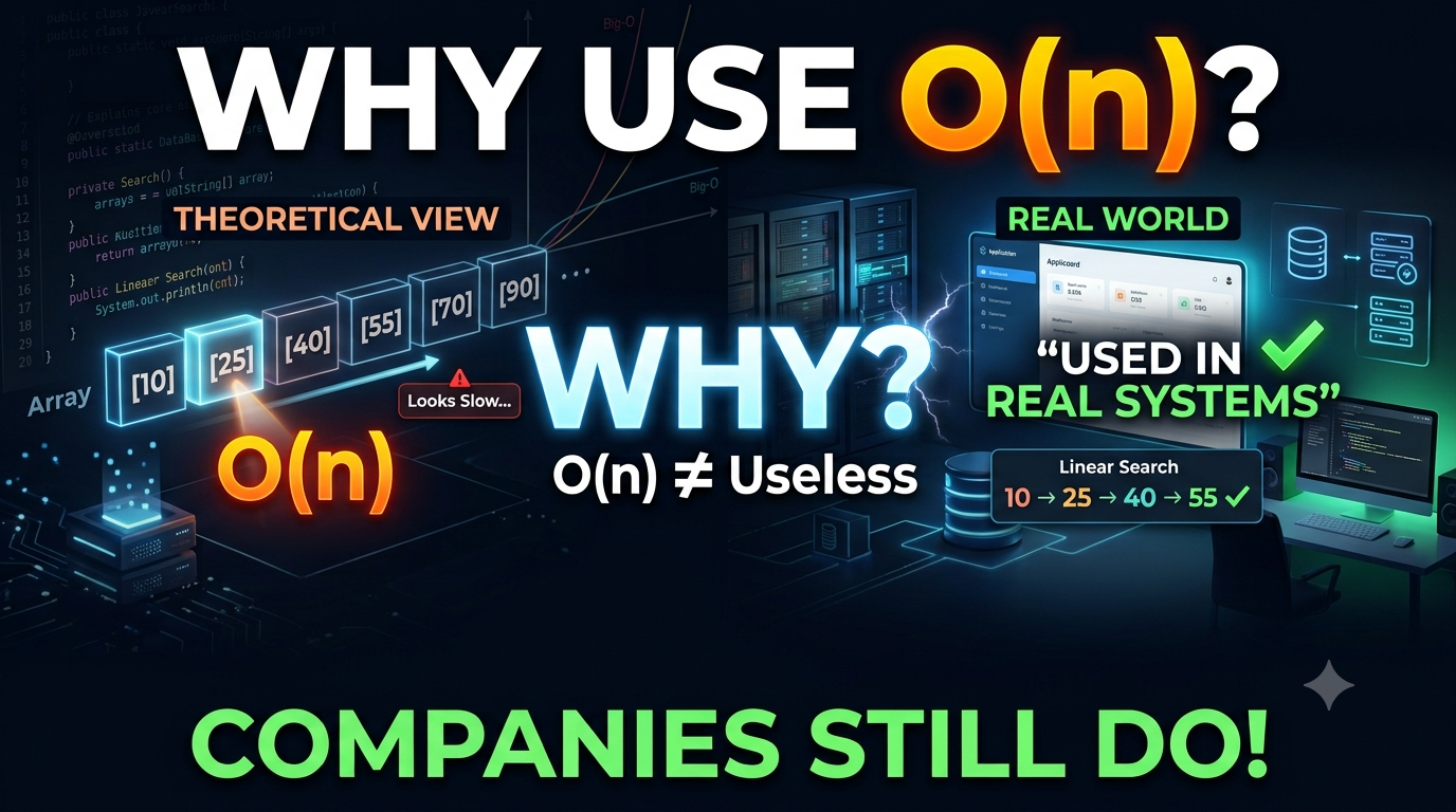 If Linear Search Is O(n), Why Do Companies Still Use It?