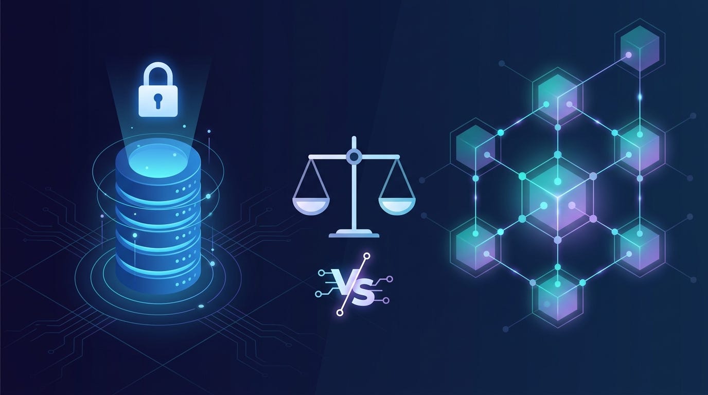 If Databases Already Exist, Why Do We Still Need Blockchain?