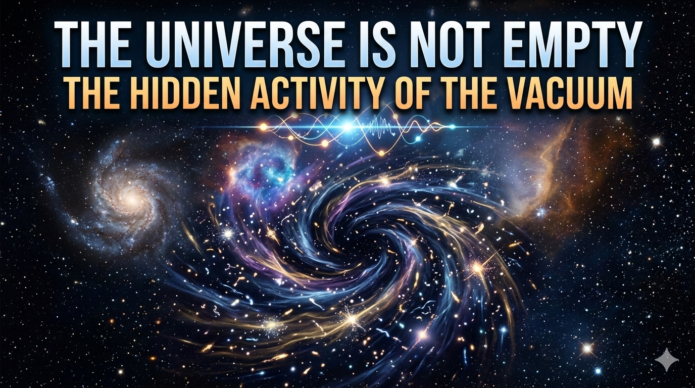 The Universe Is Not Empty: The Hidden Activity of the Vacuum.