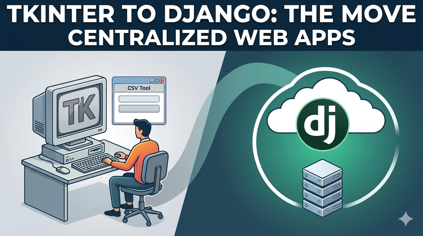 Why I Sometimes Move Tkinter Apps to Django (and How I Do It)