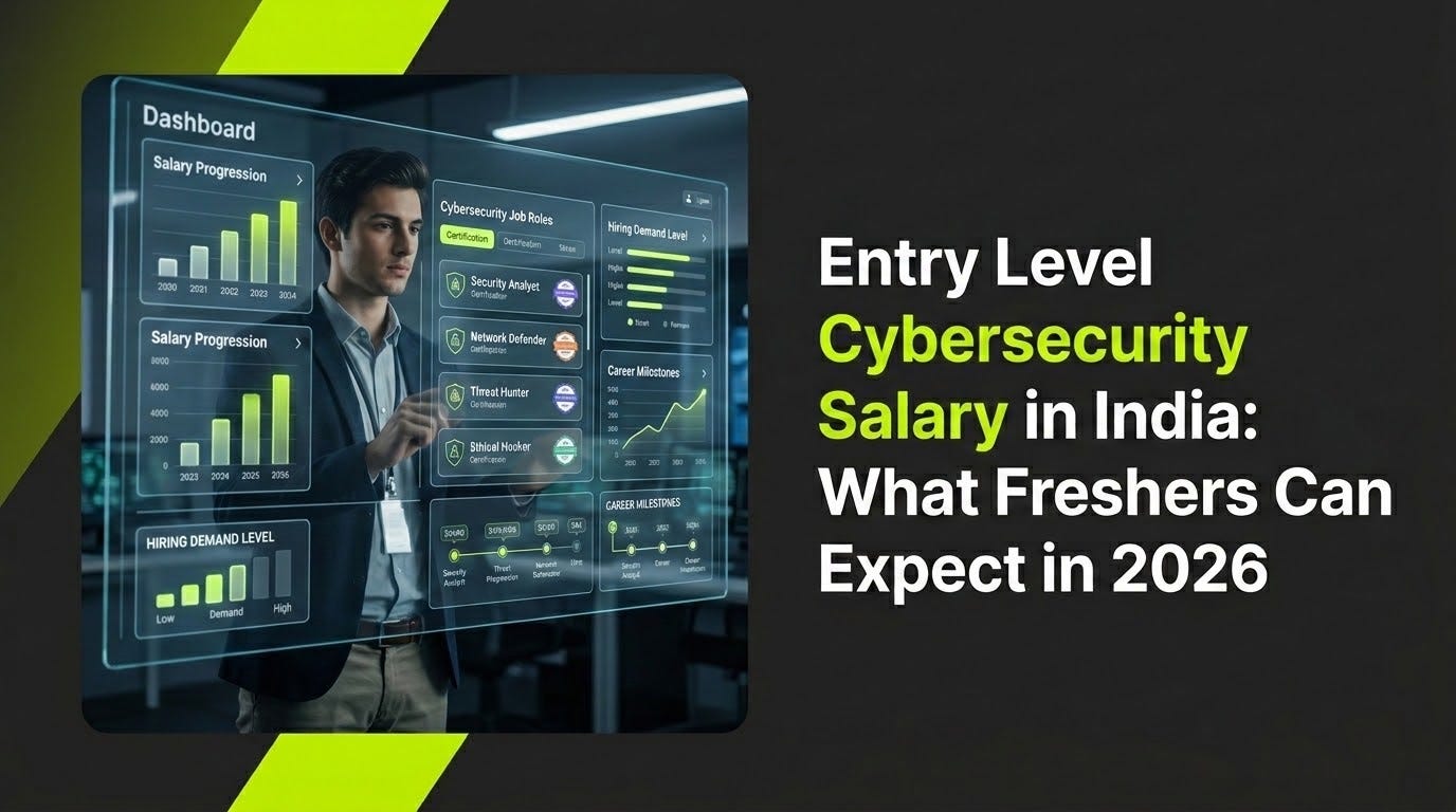 Entry Level Cybersecurity Salary in India: What Freshers Can Expect in 2026