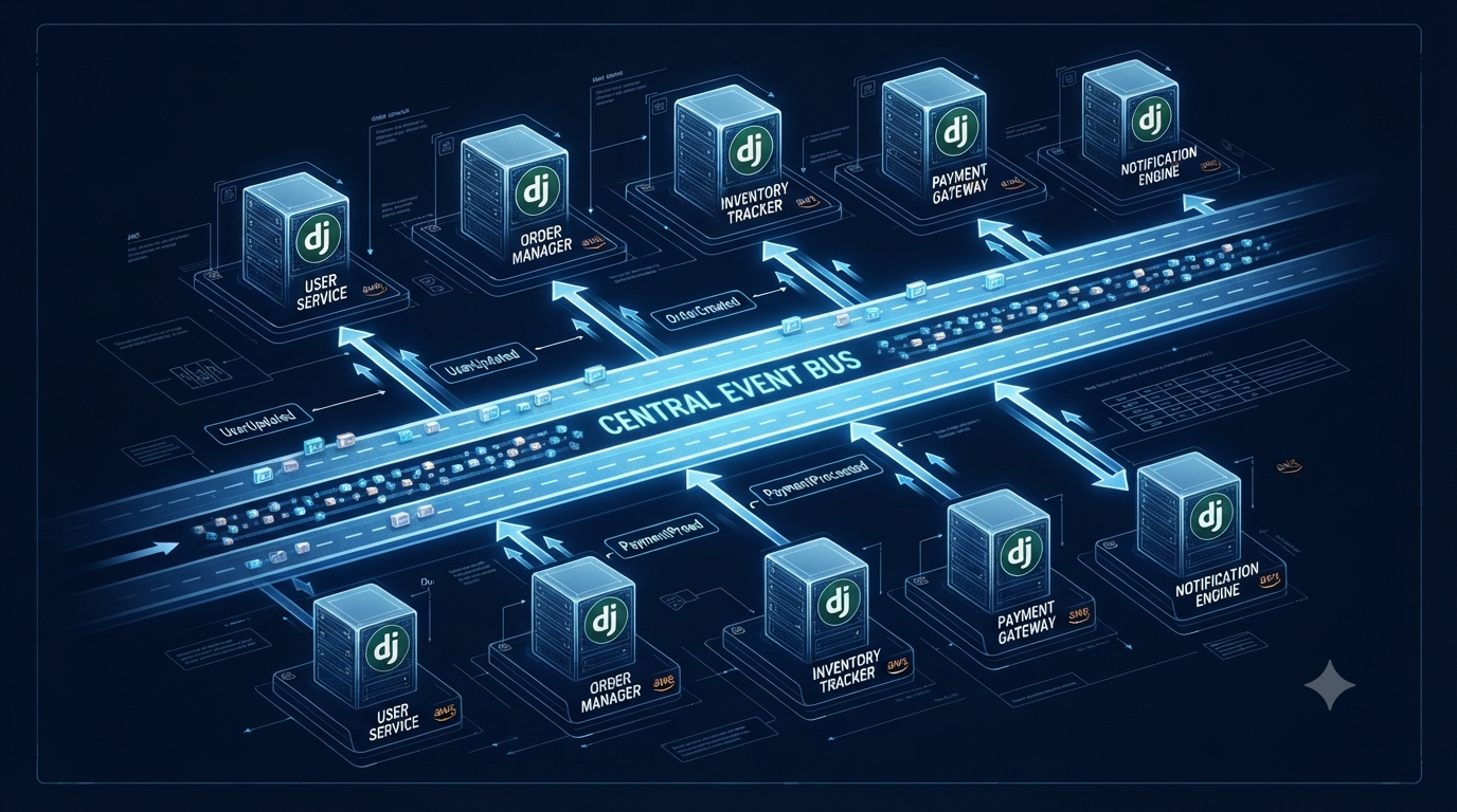Event-Driven Architecture in Django SaaS: When Signals Aren’t Enough and You Need a Real Event Bus