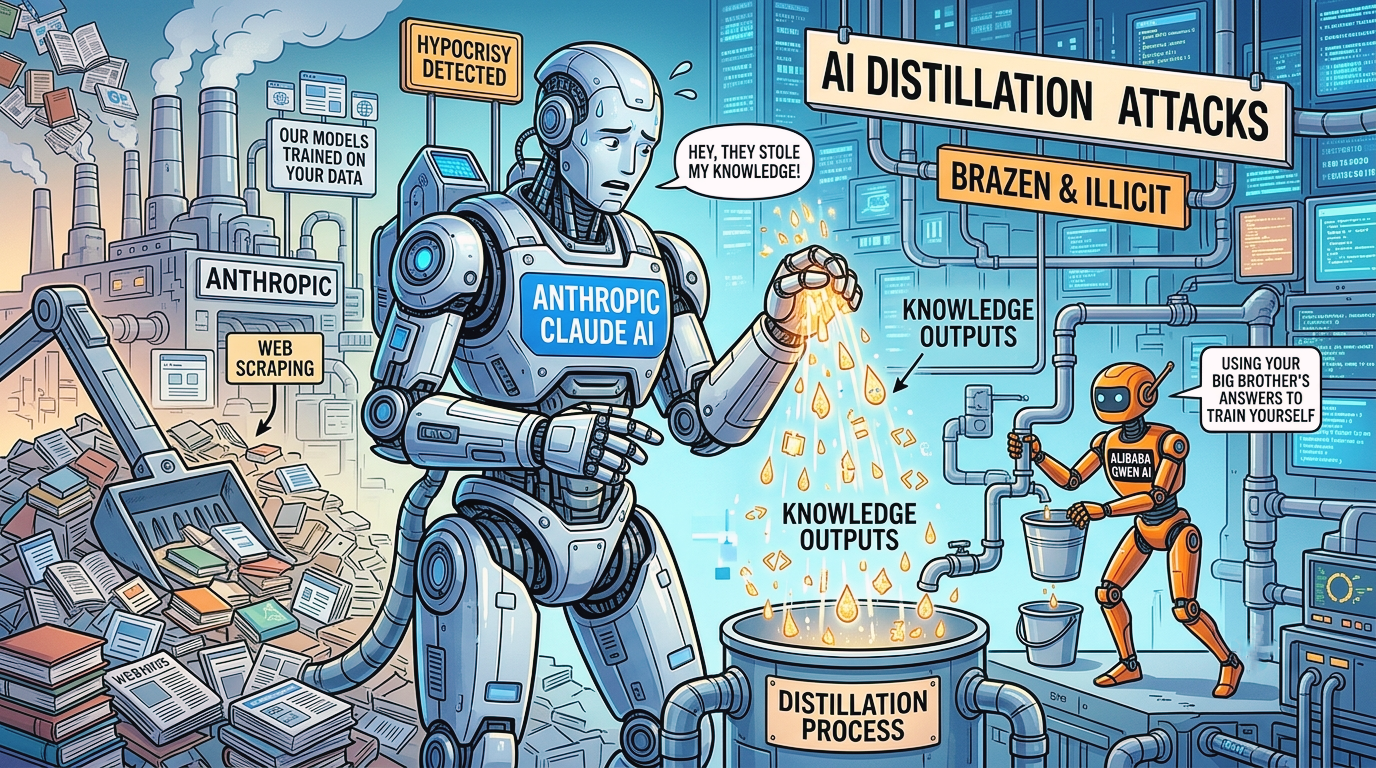 The Billion Dollar Irony: Why AI Distillation Attacks Are Pure Hypocrisy