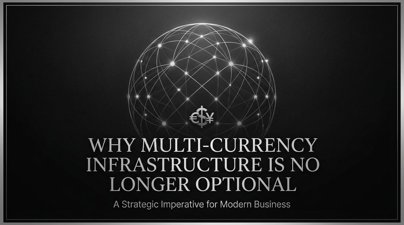 Why Multi-Currency Infrastructure Is No Longer Optional