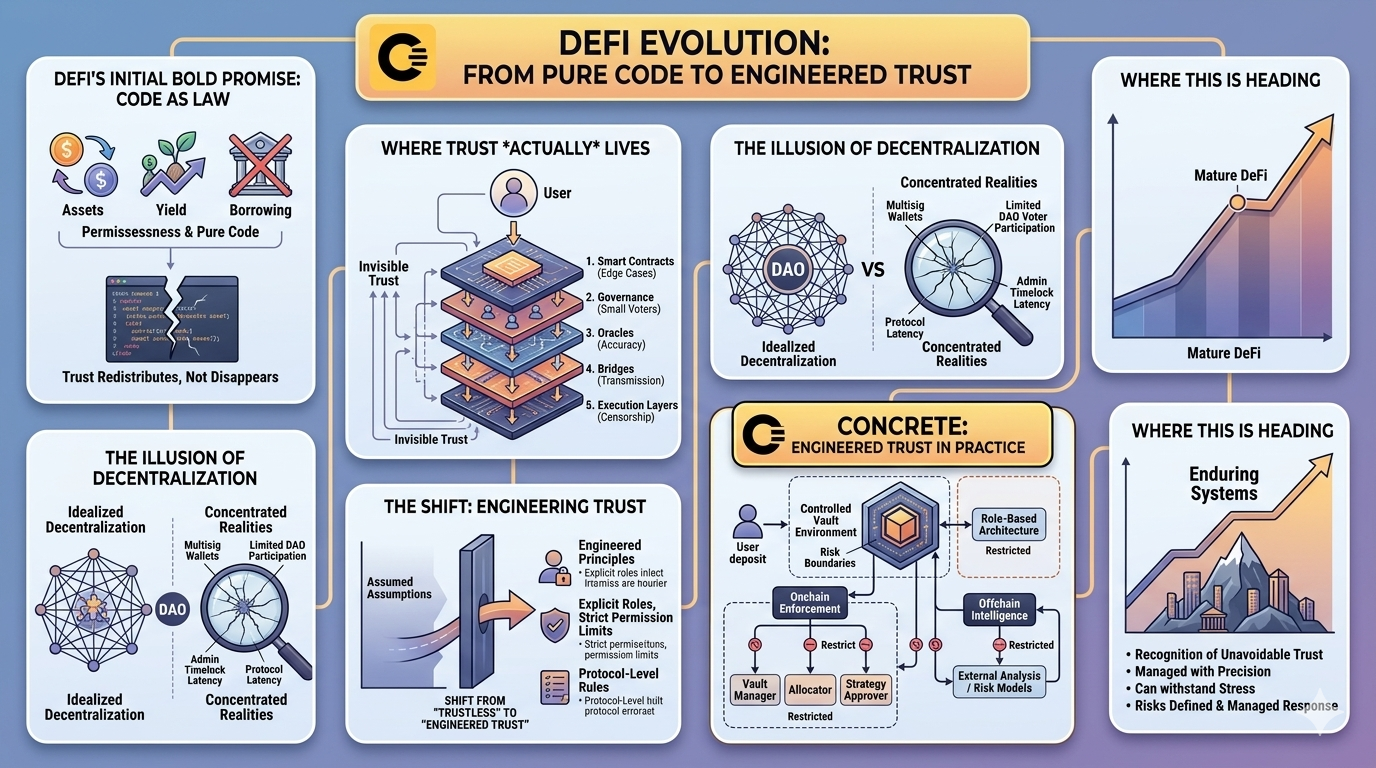 DeFi Doesn’t Remove Trust — It Engineers It