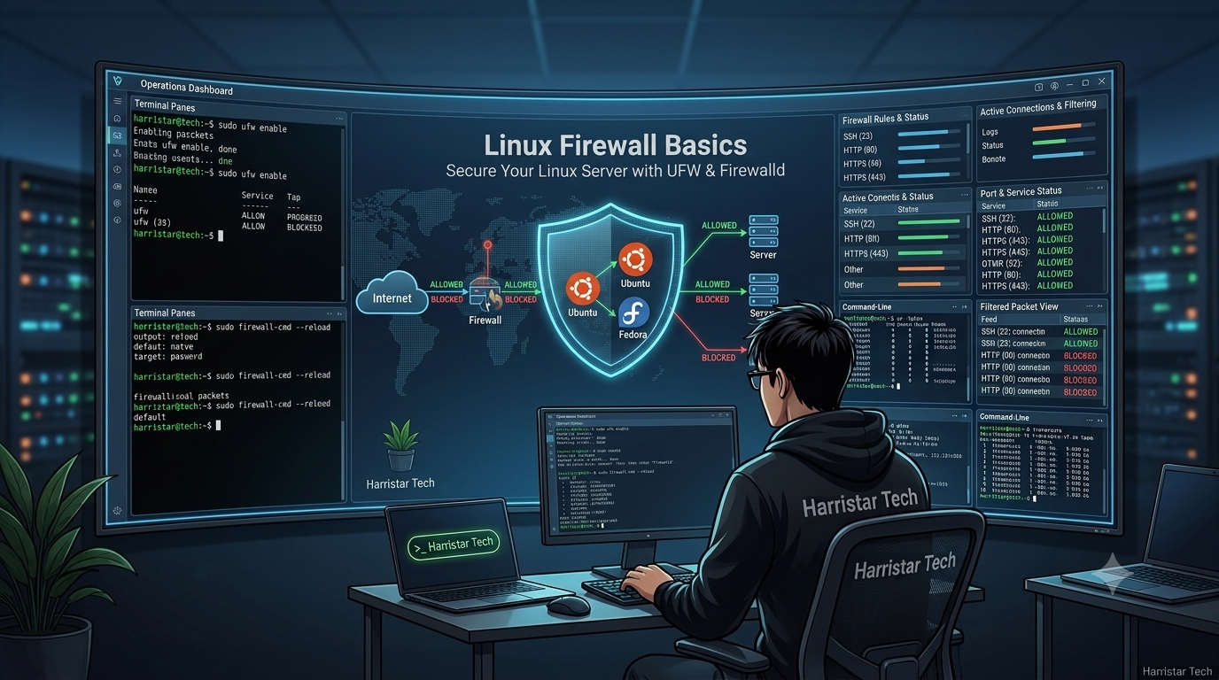 Linux Firewall Basics: A Practical Guide to Securing Your Server with UFW and Firewalld