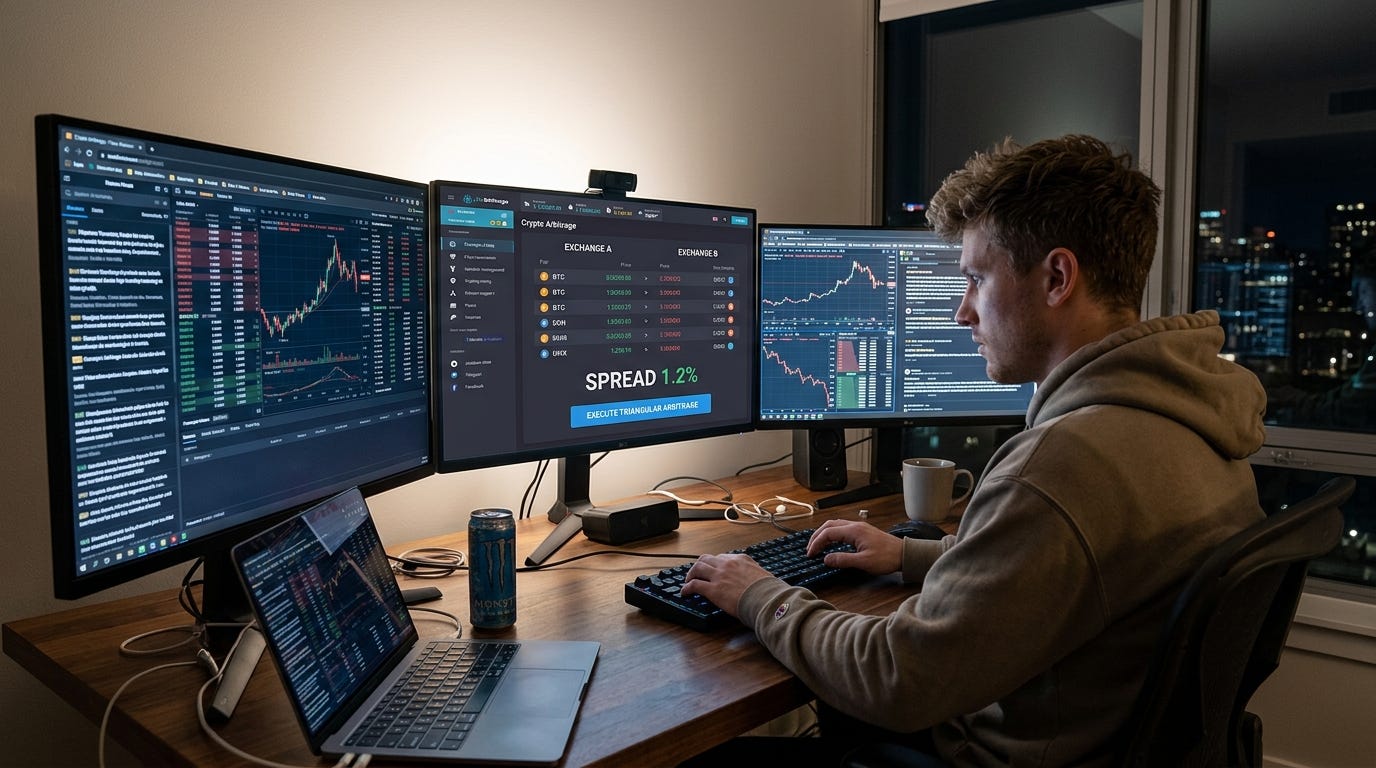 Crypto Arbitrage Trading. A story about how to becoming rich… in Tech Stack and knowledge :)