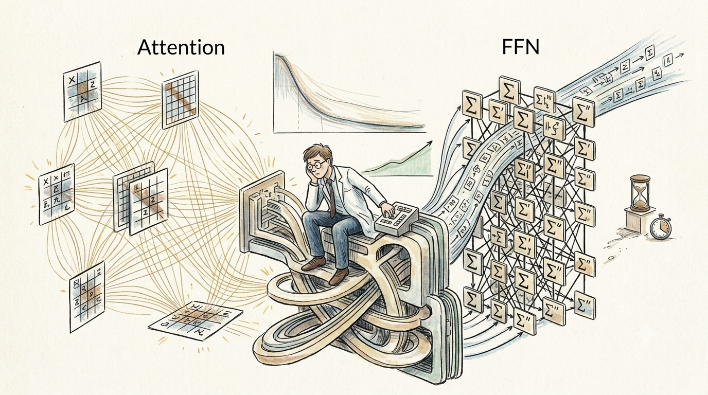 Role Division Between Attention and FFN in LLM Transformers