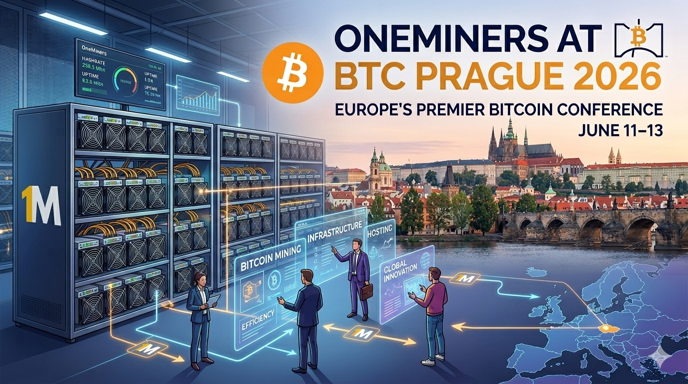 OneMiners Heads to BTC Prague 2026 This June