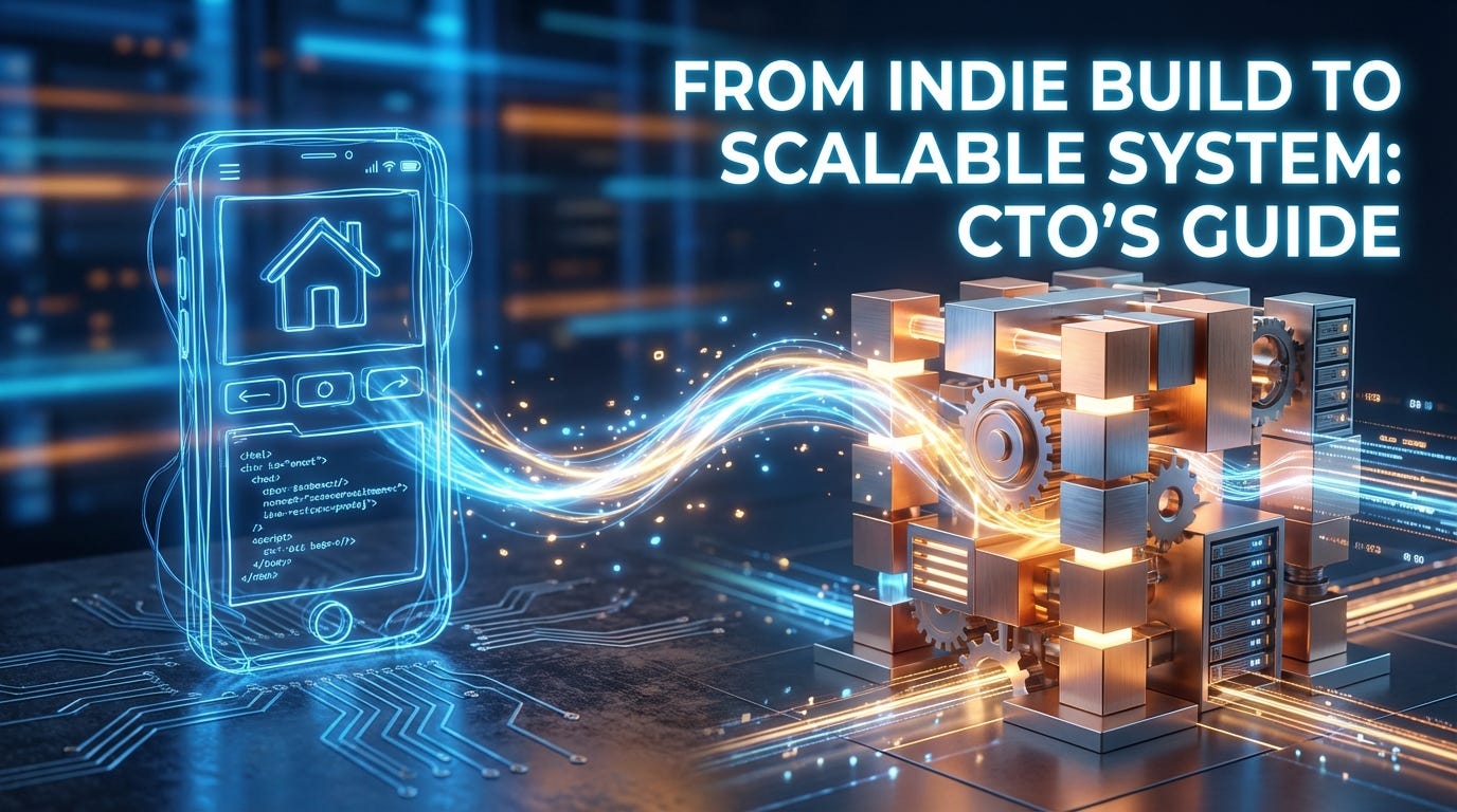 Engineering the Transition from Indie Build to Scalable System Architecture