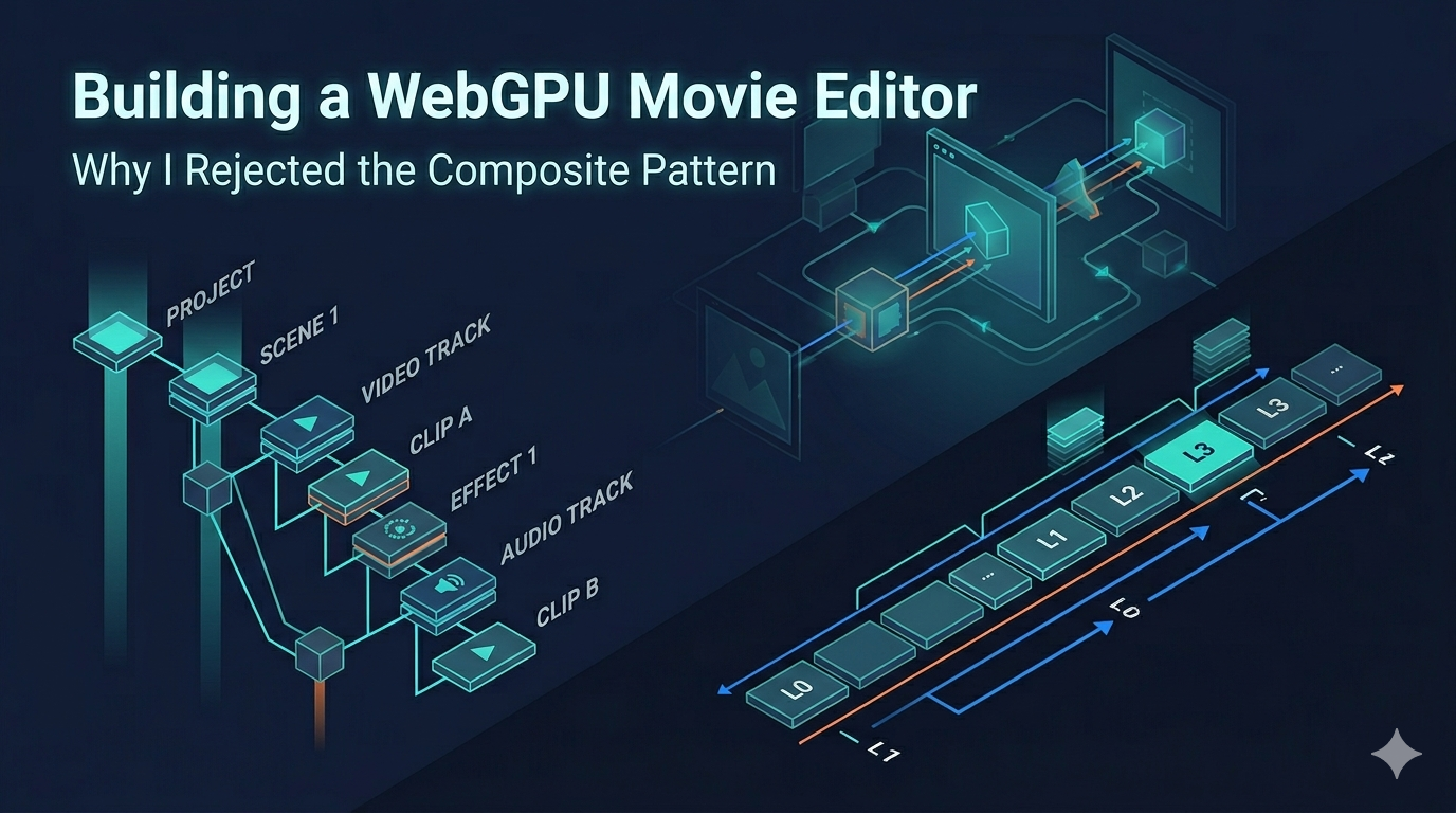 Building a WebGPU Movie Editor: Why I Rejected the Composite Pattern