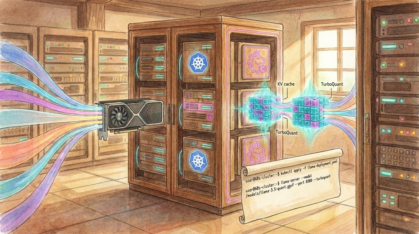 llama.cpp + TurboQuant on Kubernetes: A Beginner-Friendly Guide to the 3.5-Bit Revolution