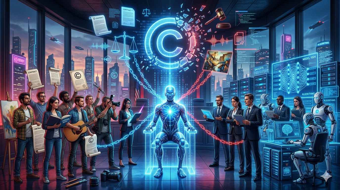 Who Owns AI-Generated Content? The Legal Battle Intensifies
