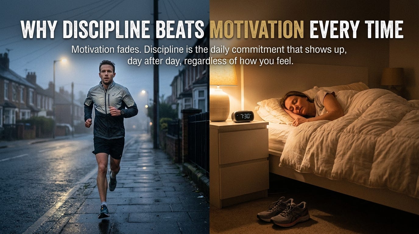 Why Discipline Beats Motivation Every Time