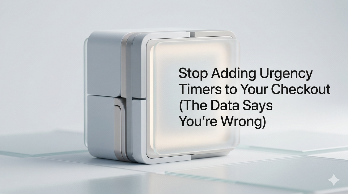 Stop Adding Urgency Timers to Your Checkout (The Data Says You’re Wrong)