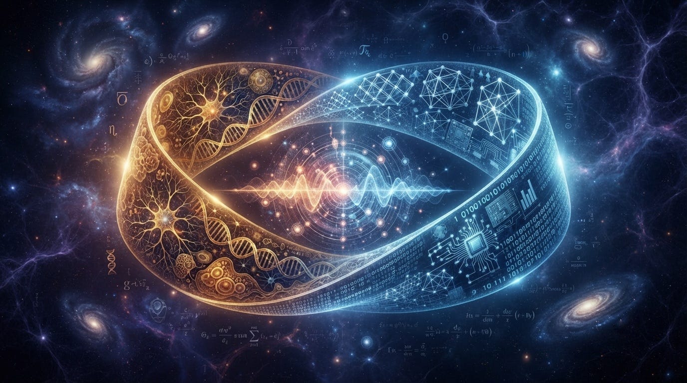 Cyclical Evolution of Intelligence: The Universe as a Self-Organizing
