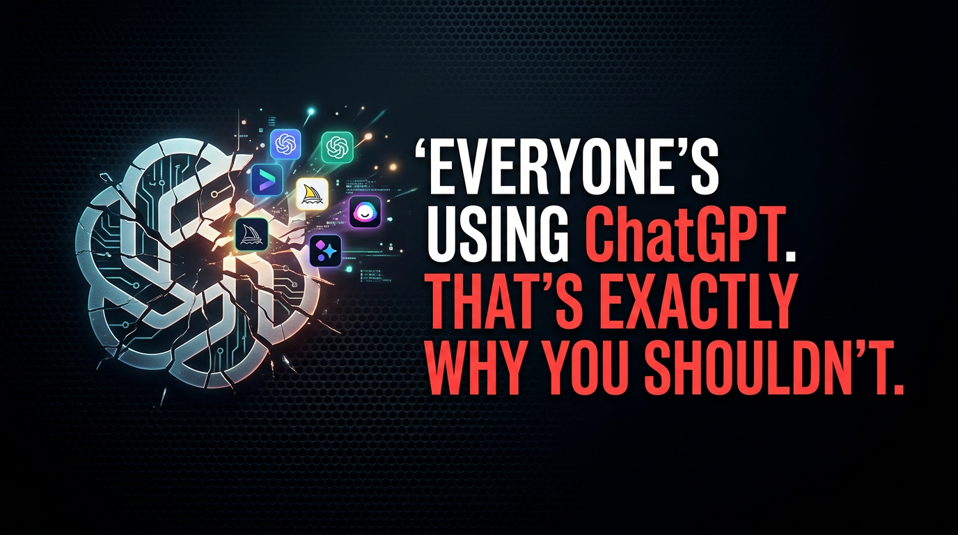 Everyone’s Using ChatGPT. That’s Exactly Why You Shouldn’t.