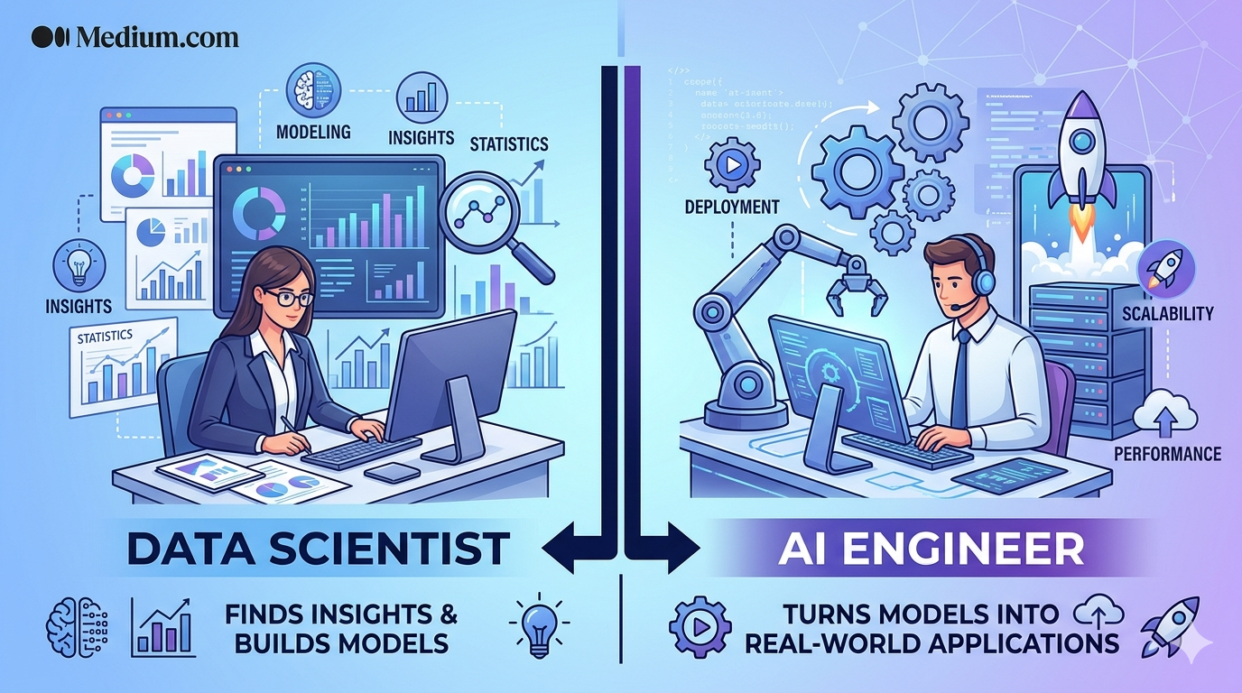Data Scientist vs AI Engineer: What’s the Real Difference?