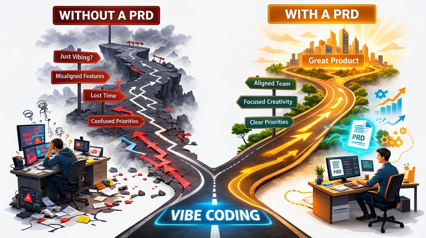 Vibe Coding or Just Coding on Vibes? Why PRDs Matter