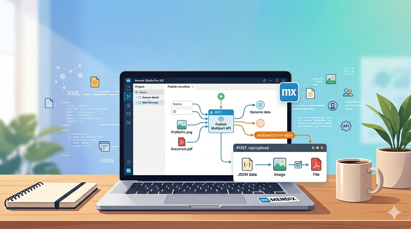 Publishing multipart/form-data REST Service API in Mendix