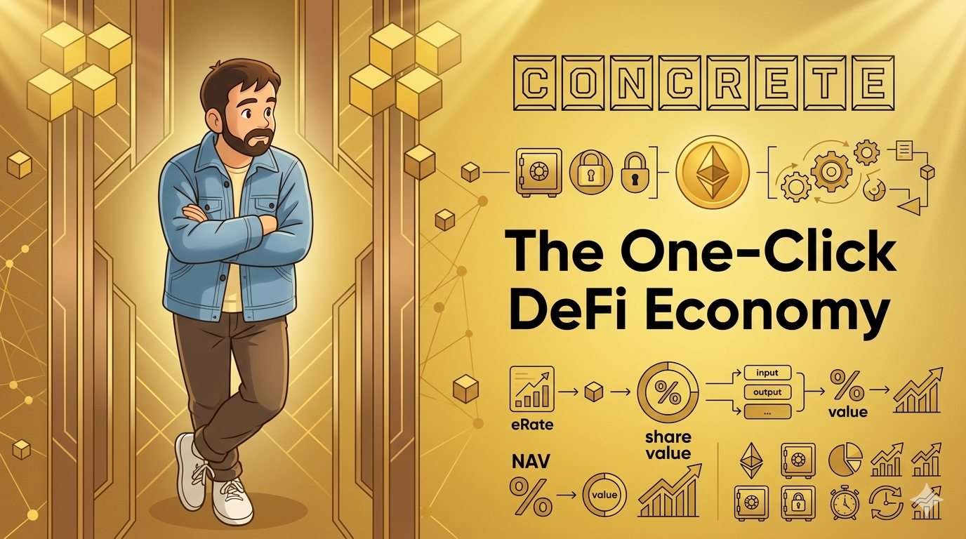 This week I am writing about Concrete Vaults and exploring a vision for DeFi that most people in…