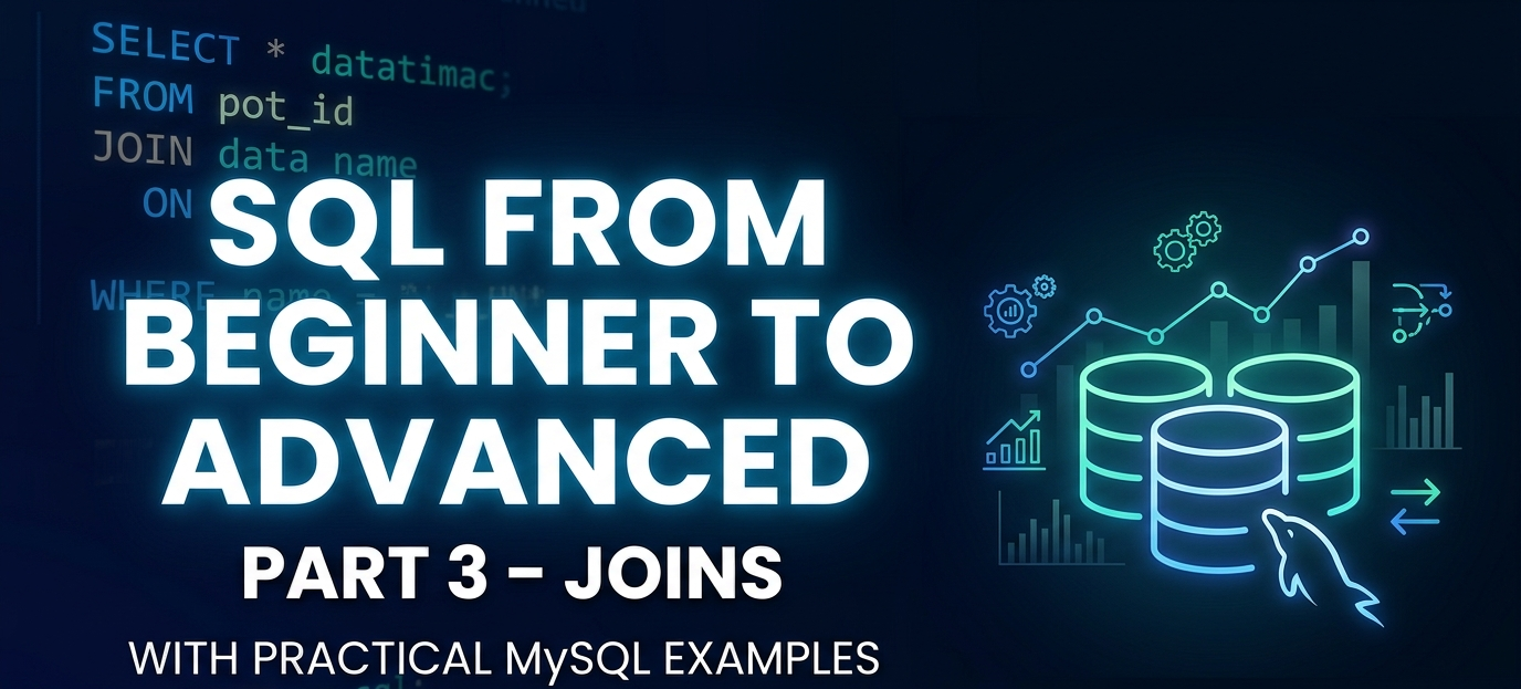 SQL from Beginner to Advanced: Part 3— JOINS Every Aspiring Data Analyst Should Learn