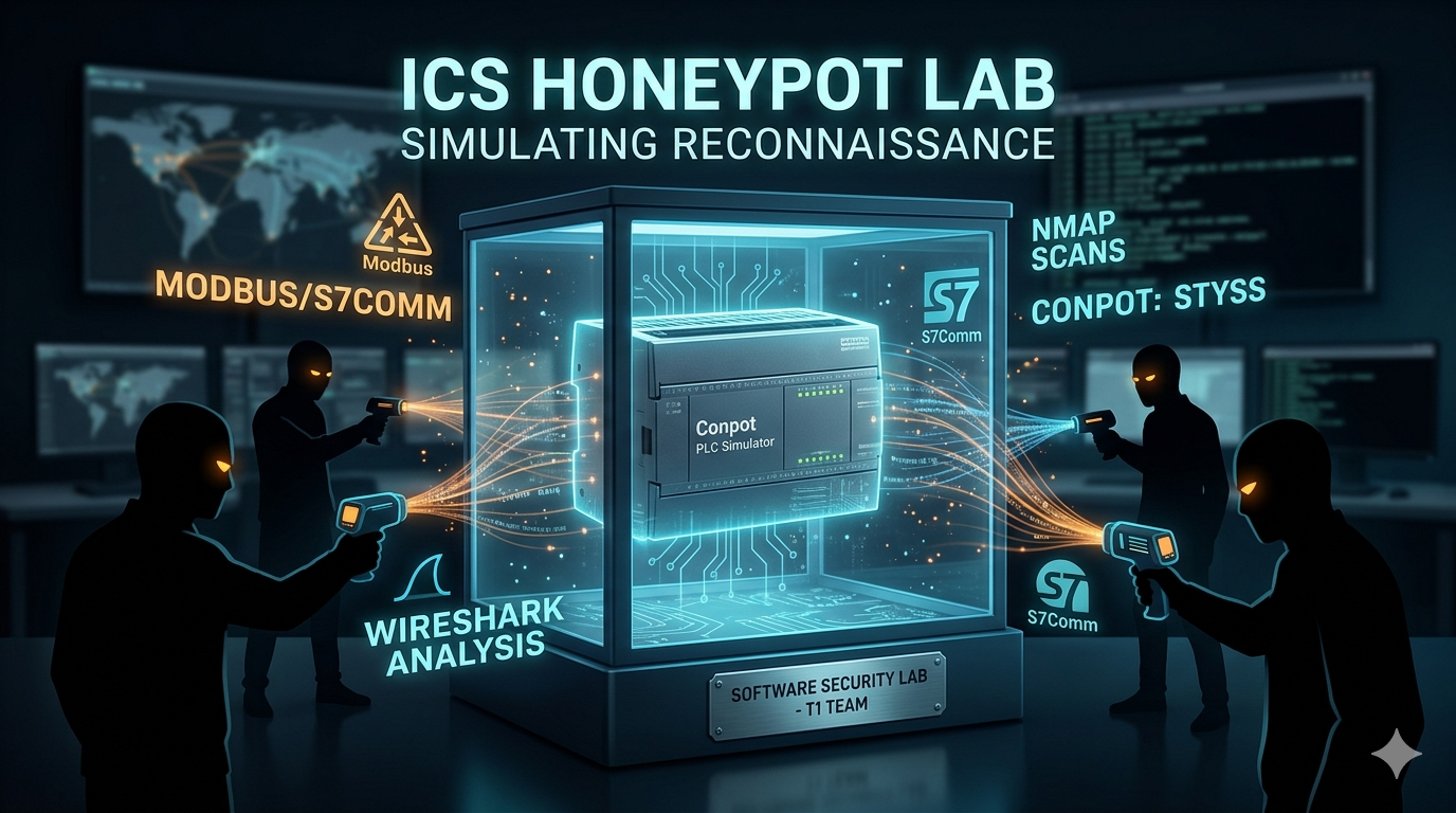 Industrial Control System (ICS) Honeypot Lab: Simulating and Analyzing Attacker Reconnaissance with…