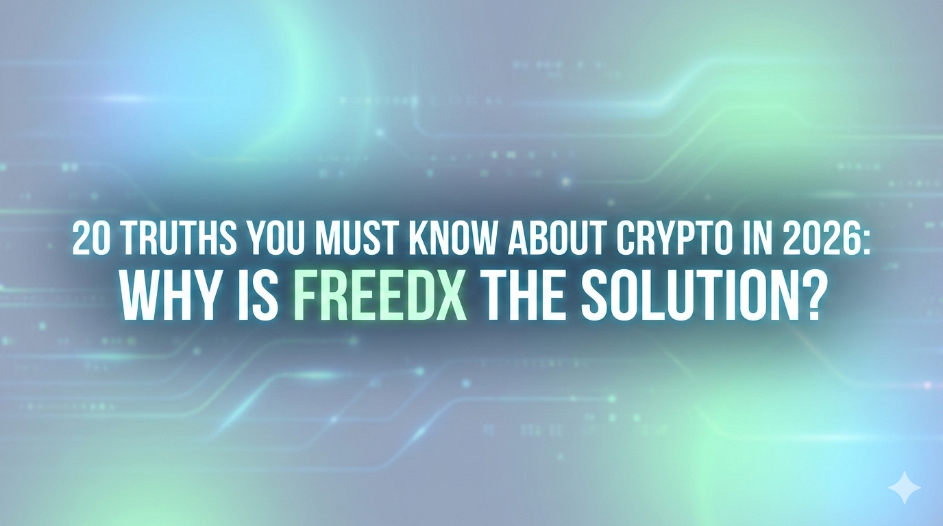 20 TRUST YOU MUST KNOW ABOUT CRYPTO 2026:WHY FREEDX IS THE SOLUTIONS?