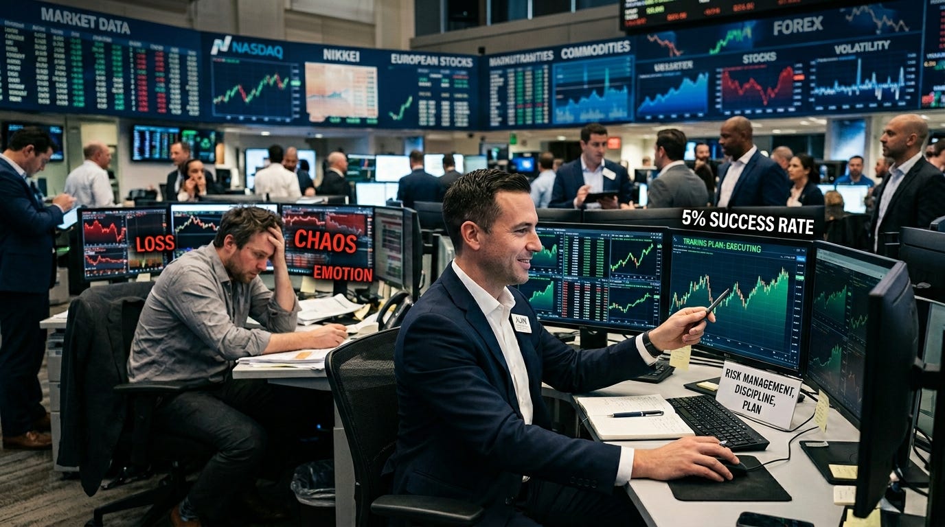 Why 5% Trader succes, And Your Not?