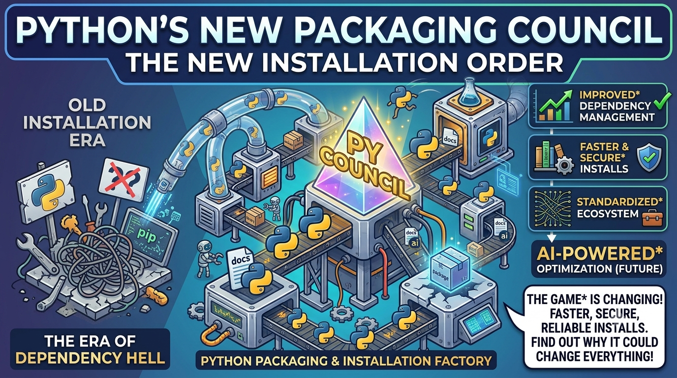 Python Is Getting a New Packaging Council — And It Could Change How You Install Libraries Forever