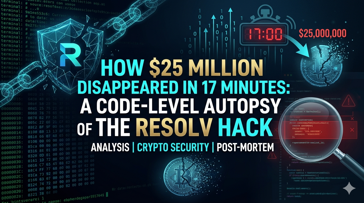 How $25 Million Disappeared in 17 Minutes: A Code-Level Autopsy of the Resolv Hack