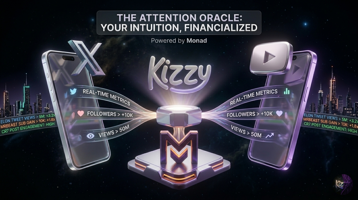 The Social Oracle: How Kizzy is Financializing the Attention Economy on Monad