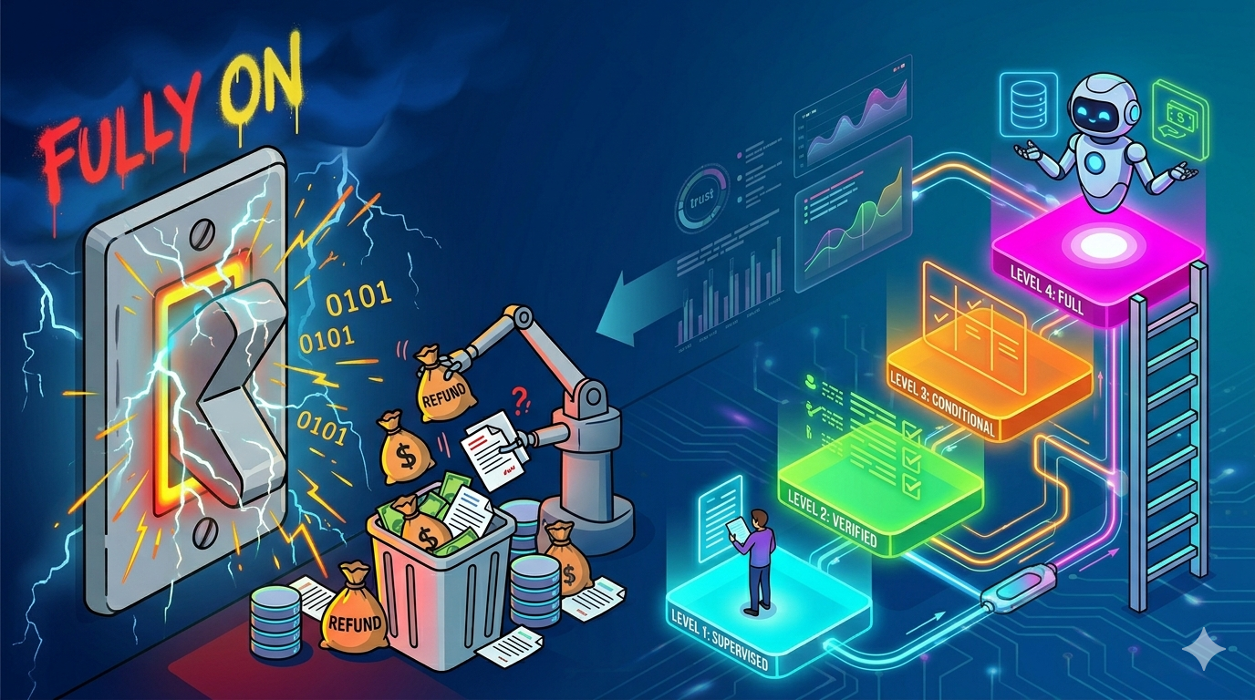 Stop Deploying AI Agents Like Light Switches: A 4-Level Framework for AI Agent Autonomy