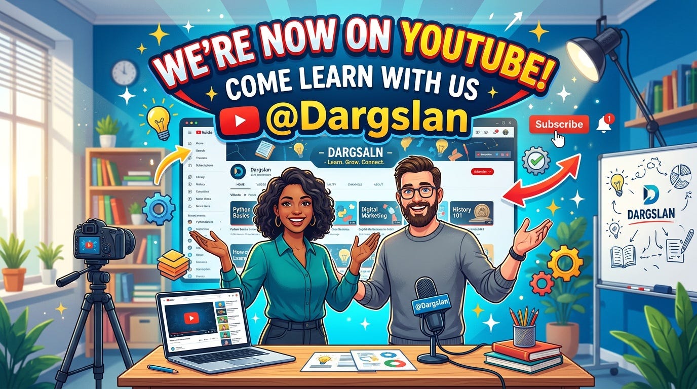 We’re Now on YouTube — Come Learn With Us