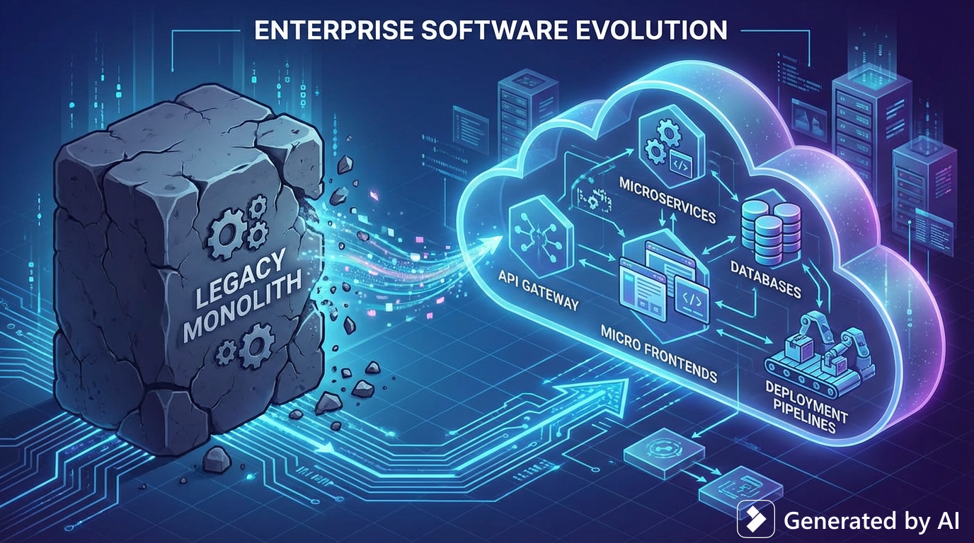 How Modern Enterprises Are Migrating Legacy .NET Monoliths to Scalable Cloud Architectures