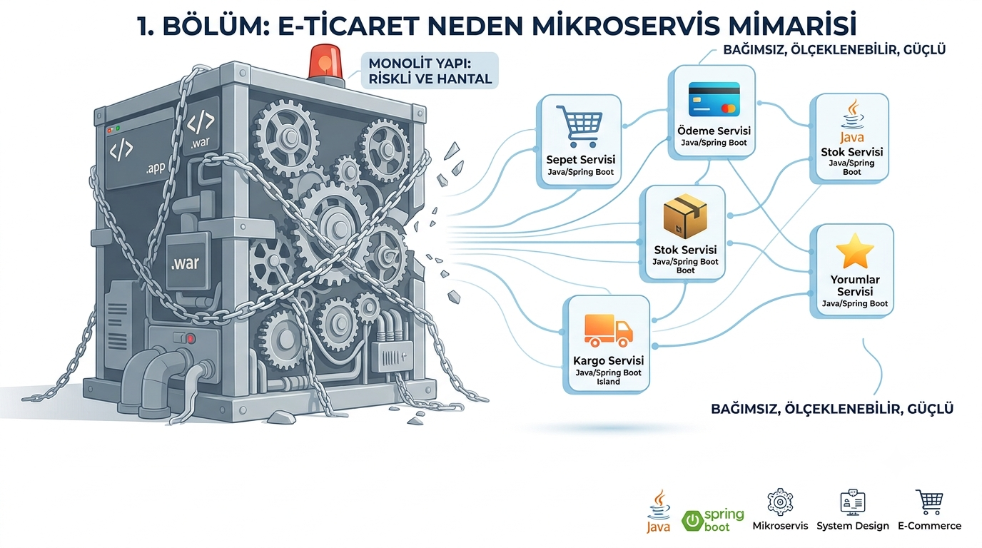 Bölüm: E-Ticaret Neden Mikroservis Mimarisi