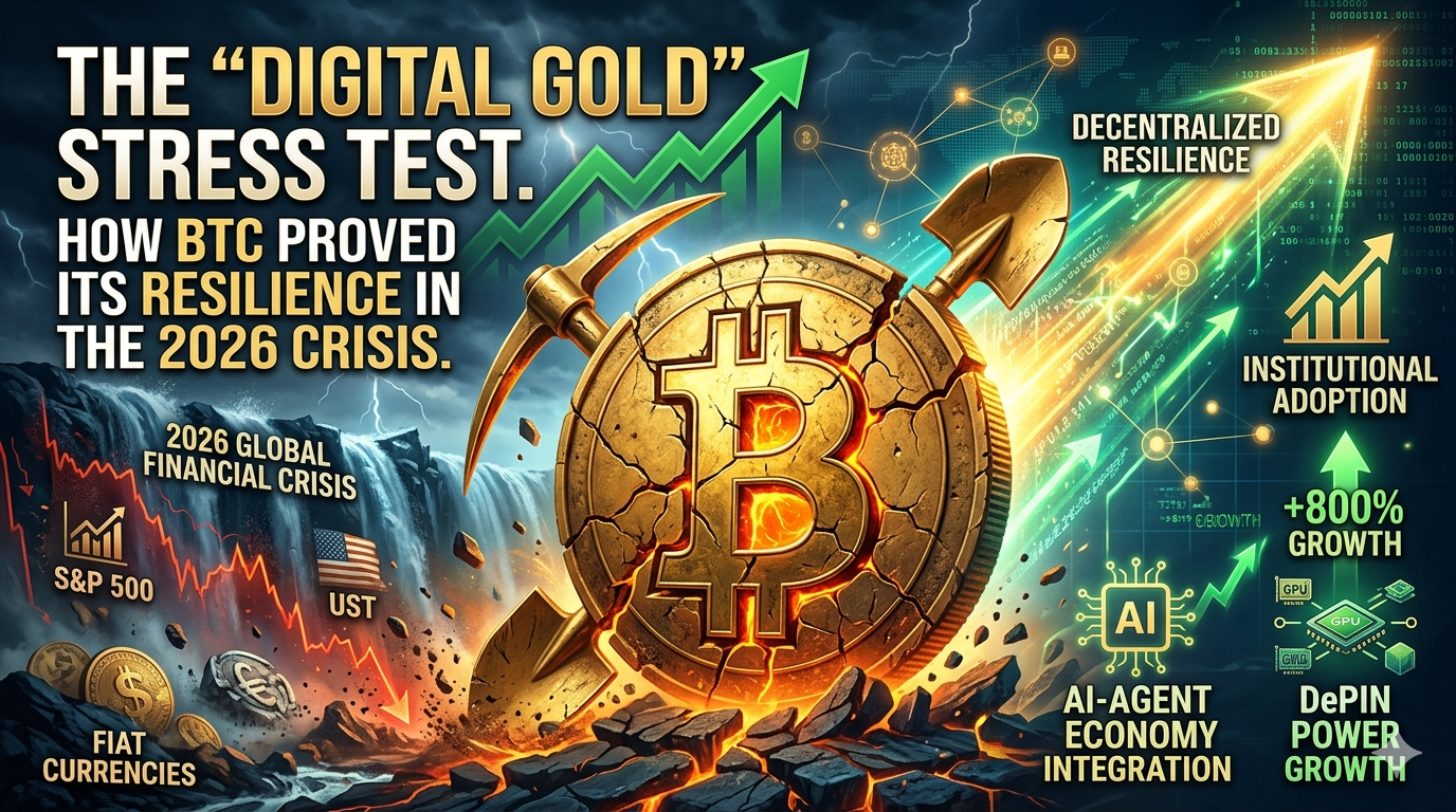 The “Digital Gold” Stress Test: How BTC Proved Its Resilience in the 2026 Crisis