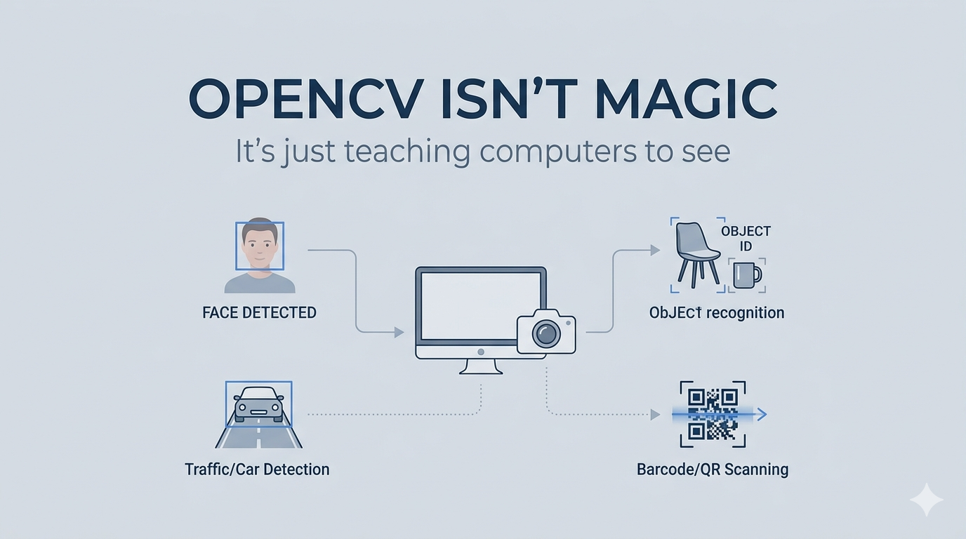 OpenCV Isn’t Magic — It’s Just Teaching Computers to See