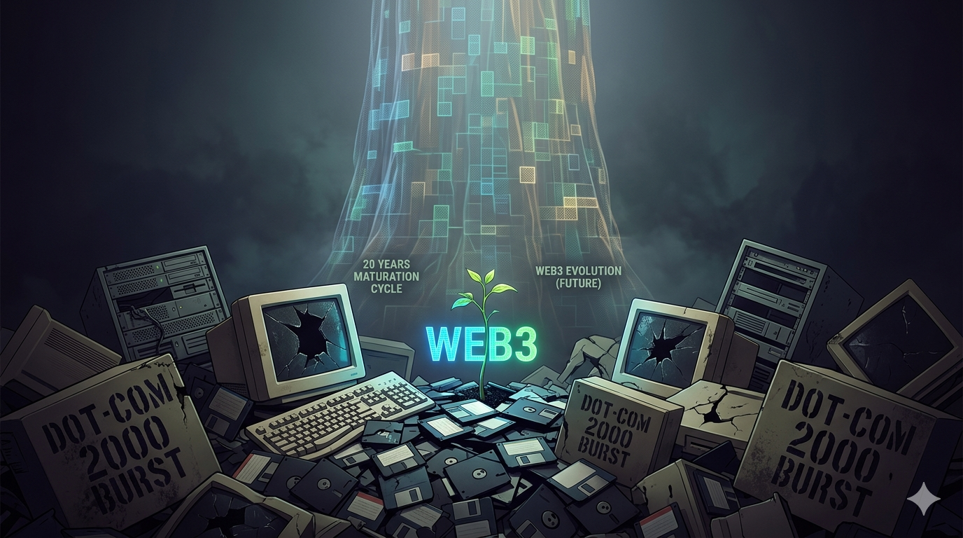 Belajar dari Dot-com 2000: Mengapa Web3 Butuh 20 Tahun Lagi untuk ‘Matang’?