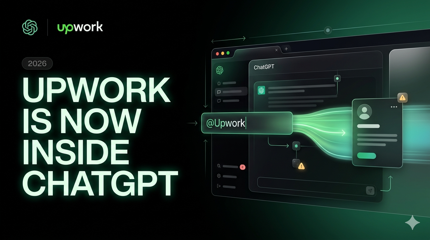 Upwork Is Now Inside ChatGPT , Marketers, This One’s For You