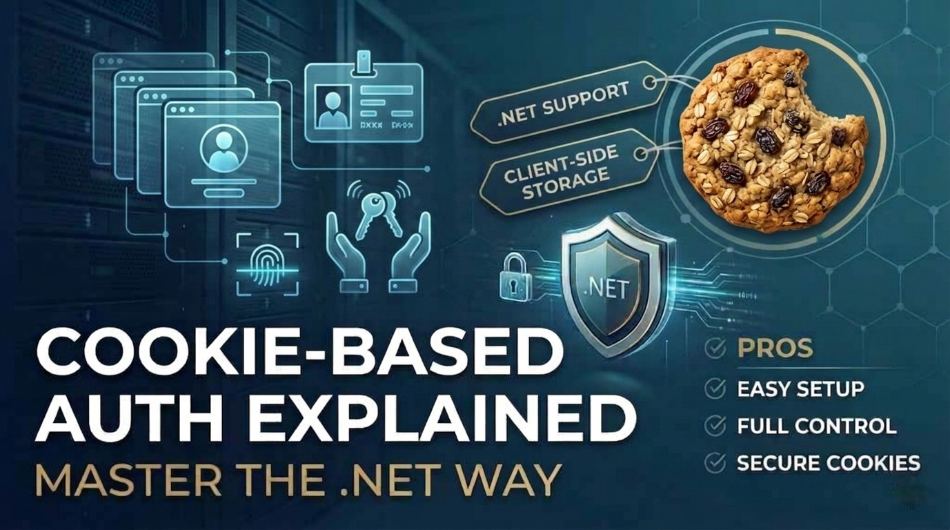 Cookie based authentication & authorization in ASP.NET Core explained